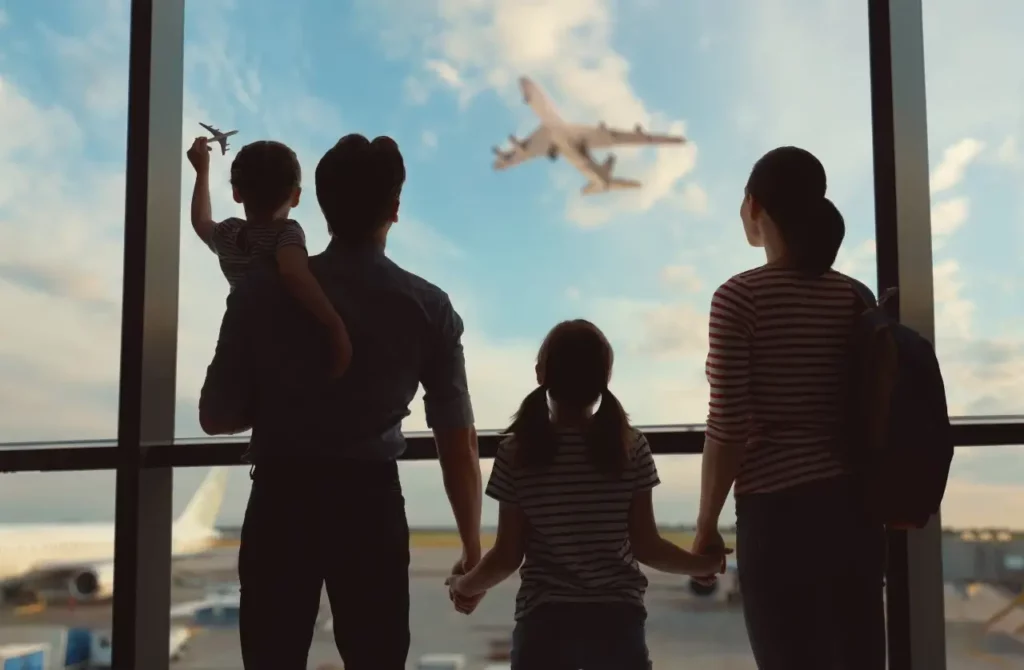 happy-family-at-the-airport-do you need a visa for bali